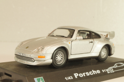 Porsche 911 (993) GT2 1994, silver,Cararama 1:43