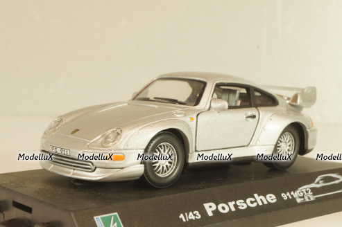 Porsche 911 (993) GT2 1994, silver,Cararama 1:43