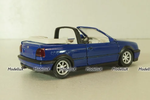 Volkswagen Golf III Cabriolet 1991, blue, Schabak 1:43