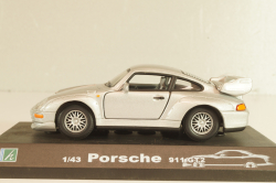 Porsche 911 (993) GT2 1994, silver,Cararama 1:43
