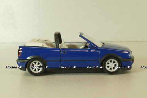 Volkswagen Golf III Cabriolet 1991, blue, Schabak 1:43
