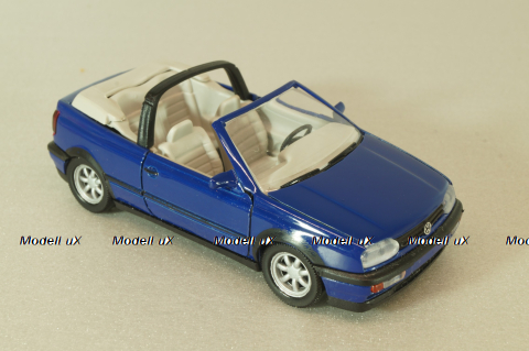 Volkswagen Golf III Cabriolet 1991, blue, Schabak 1:43