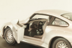 Porsche 911 (993) GT2 1994, silver,Cararama 1:43