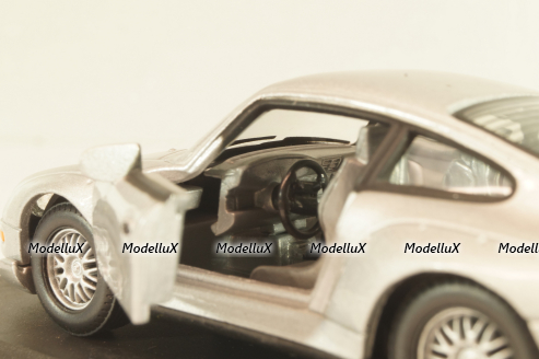 Porsche 911 (993) GT2 1994, silver,Cararama 1:43