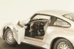 Porsche 911 (993) GT2 1994, silver,Cararama 1:43
