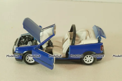 Volkswagen Golf III Cabriolet 1991, blue, Schabak 1:43