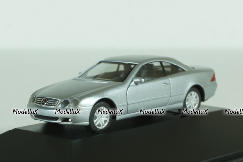 Mercedes CL500 (C215) Coupe silver, Herpa 1:87 