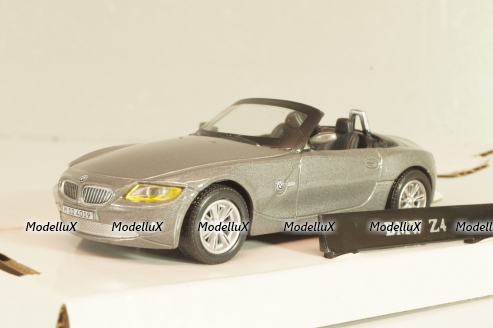 BMW Z4 roadster (E85) 2002, grey, Cararama 1:43
