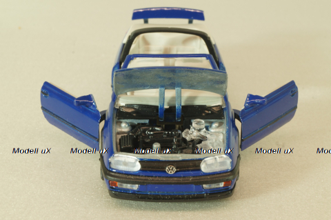 Volkswagen Golf III Cabriolet 1991, blue, Schabak 1:43