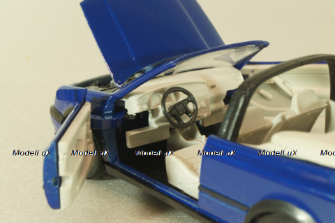 Volkswagen Golf III Cabriolet 1991, blue, Schabak 1:43