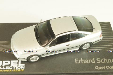 Opel Calibra Erhard Schnell 1989, silver, OPCD136, Opel Collection Designer #136 1:43