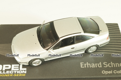 Opel Calibra Erhard Schnell 1989, silver, OPCD136, Opel Collection Designer #136 1:43