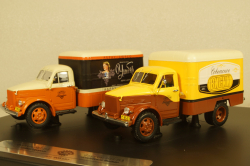 Газ-51 Фургон КИ-51 "Абрау-Дюрсо" и Газ-51 Фургон КИ-51 "Советское виски" ( Набор "Вспомнить все!"), 905150, DiP Models 1:43