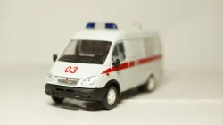 Газ 3221 Газель Скорая помощь, Агат 1:43
