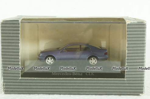 Mercedes CLK230 Coupe 1998 (C208) blue, Busch 1:87