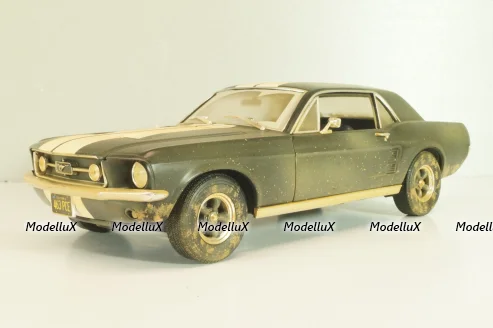 Ford Mustang 1967 from movie CREED II, black, 13626, Greenlight 1:18 Уценка!