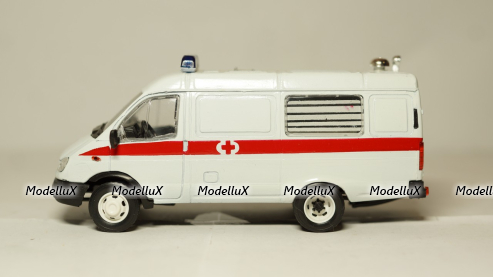 Газ 3221 Газель Скорая помощь, Агат 1:43