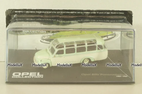 Opel Blitz Panoramabus 1953, beige/light green, Altaya Opel Collection #98 1:43