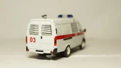 Газ 3221 Газель Скорая помощь, Агат 1:43