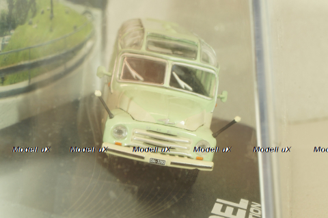 Opel Blitz Panoramabus 1953, beige/light green, Altaya Opel Collection #98 1:43