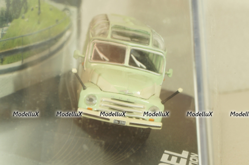 Opel Blitz Panoramabus 1953, beige/light green, Altaya Opel Collection #98 1:43