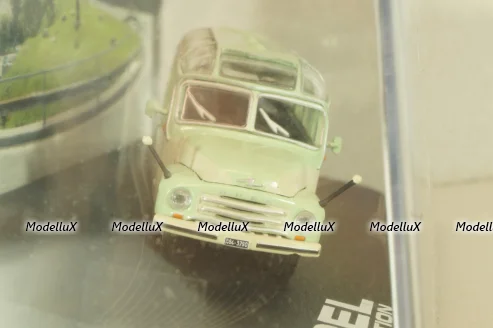 Opel Blitz Panoramabus 1953, beige/light green, Altaya Opel Collection #98 1:43