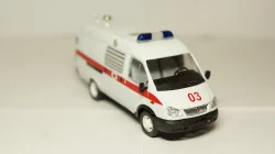 Газ 3221 Газель Скорая помощь, Агат 1:43
