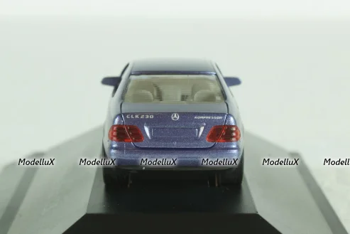 Mercedes CLK230 Coupe 1998 (C208) blue, Busch 1:87