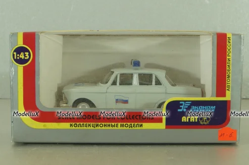 Москвич-412, ГАИ, Агат 1:43