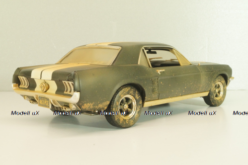 Ford Mustang 1967 from movie CREED II, black, 13626, Greenlight 1:18