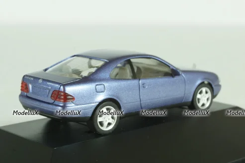 Mercedes CLK230 Coupe 1998 (C208) blue, Busch 1:87