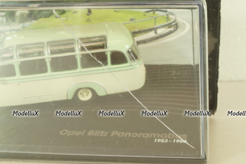 Opel Blitz Panoramabus 1953, beige/light green, Altaya Opel Collection #98 1:43