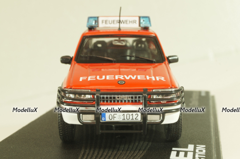 Opel Frontera A 4x4 fire engine 1995, red, OPC033, Opel Collection #33 1:43