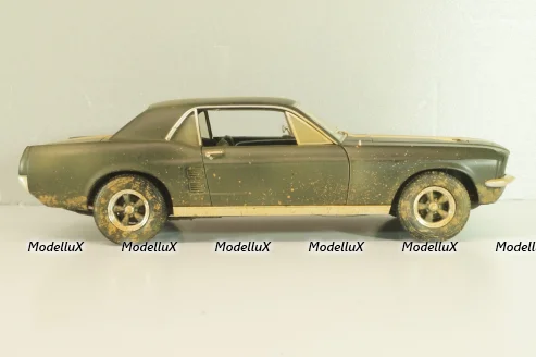 Ford Mustang 1967 from movie CREED II, black, 13626, Greenlight 1:18 Уценка!