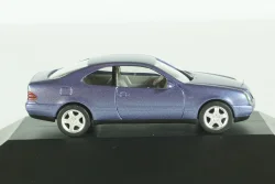 Mercedes CLK230 Coupe 1998 (C208) blue, Busch 1:87