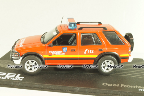 Opel Frontera A 4x4 fire engine 1995, red, OPC033, Opel Collection #33 1:43