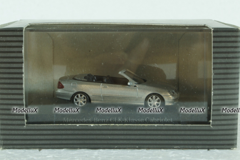 Mercedes CLK320 Cabriolet (A209) silver, Herpa 1:87 
