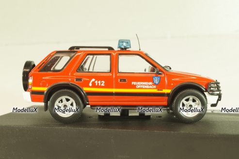 Opel Frontera A 4x4 fire engine 1995, red, OPC033, Opel Collection #33 1:43