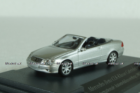 Mercedes CLK320 Cabriolet (A209) silver, Herpa 1:87 