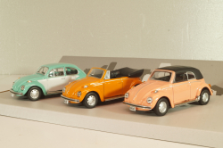 Volkswagen Beetle (Kafer)  Набор из 3шт, 35309, Cararama 1:43
