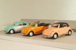Volkswagen Beetle (Kafer)  Набор из 3шт, 35309, Cararama 1:43