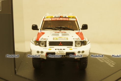 Mitsubishi Pajero Rally Paris-Dakar 1998 Saby/Serieys St.Nr.205, SKM99068, Skid 1:43