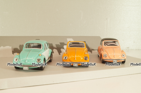 Volkswagen Beetle (Kafer)  Набор из 3шт, 35309, Cararama 1:43