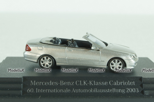 Mercedes CLK320 Cabriolet (A209) silver, Herpa 1:87 