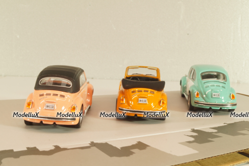 Volkswagen Beetle (Kafer)  Набор из 3шт, 35309, Cararama 1:43