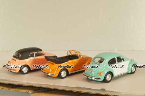Volkswagen Beetle (Kafer)  Набор из 3шт, 35309, Cararama 1:43