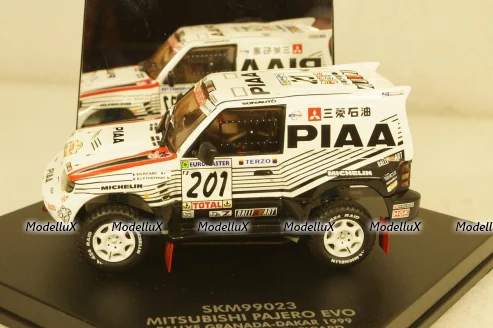 Mitsubishi Pajero Evo Rally Granada-Dakar 1999, SKM99023, Skid 1:43