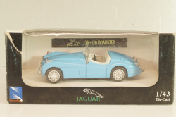 Jaguar XK 120 Roadster 1948, blue, New Ray 1:43