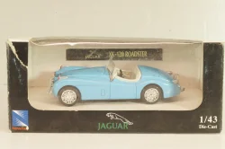Jaguar XK 120 Roadster 1948, blue, New Ray 1:43
