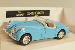 Jaguar XK 120 Roadster 1948, blue, New Ray 1:43